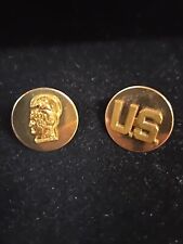 WWII WAC Womens Army Corps Enlisted Collar Disc Set picture