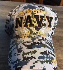 Baseball Cap  US Navy Embroidered Camouflage New Adjustable picture