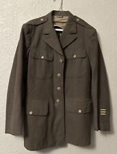 WWll US Army Jacket Mens 38 Reg Wool Military Dress Greens Coat Vintage picture