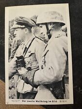 Original WW2 German Collector’s Card Major Witzig The Second World War picture
