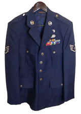USAF US Air Force Blue 39R Men's Blazer Jacket Polyester picture