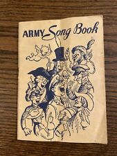 Vintage United States Army Song Book 1941 WWII War Memorabilia  picture