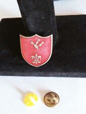 WW2 World War 2 Red Army Crest 265th Coast Artillery Screwback Military Pin 10 picture