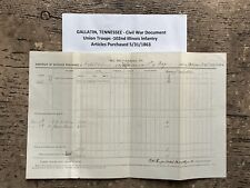 1863 - CIVIL WAR DOCUMENT - 102nd Ill. Inf. - Purchased 3 horses in GALLATIN, TN picture