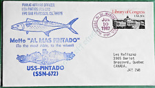 USS PINTADO SSN-672 cover in Honolulu, HI dated 1982 (CAN-108) picture