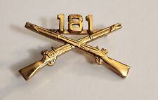 WW2 181st Infantry Division Collar Brass picture