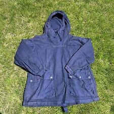 VTG 40s WW2 US Navy Smock Fishtail Parka Pullover Military Reversible Jacket picture