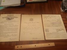 WW2 Army Promotion. Certificate Of Service & Enlisted Record Lot- (24-563) picture