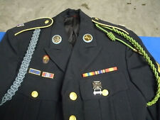US ARMY DRESS BLUE JACKET COAT WITH TIE & SHIRT  16TH INF REGIMENT 38 reg picture