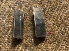 WWII USN / USMC Sterling Silver LT Bars ~ Matched Pairs ~ Unknown Maker picture