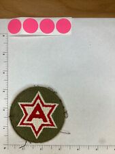 WW2 VINTAGE US ARMY 6TH ARMY PATCH picture