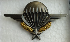 France Basic Paratrooper Jump Wings Badge Pin Military French Airborne Delsart picture
