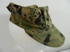 Vintage USMC Sekri Marpat Woodland Digital Camo Cap Hat EGA XSmall Military 2001 picture