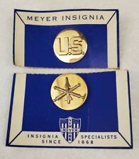 Meyer Insignia New York U.S. Brass Lapel Pinch Button Pinback 1