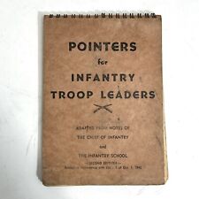 Pointers for Infantry Troop Leaders Second Edition 1940 Military Reference picture