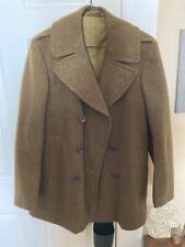 WW2 US Army Officer's Short Overcoat Original 1944 Excellent Condition 36R WWII picture