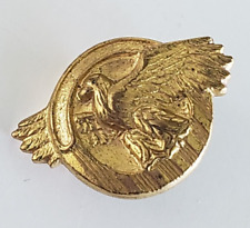 Vintage Ruptured Duck Gold Tone Pin Screw On 11/16