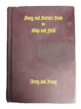 1942 Song And Service Book for Ship And Field Army And Navy WWll Vintage HC picture
