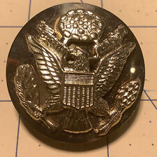 Vintage US Military Army Screw Back Cap Hat Eagle Insignia Badge Pin INV-AD06 picture