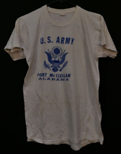 Vietnam War US Army Fort McClellan Alabama T-Shirt 'Western Art' Large, Scarce picture
