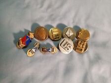Vintage Meyer N.Y. Brass Military Pins Lot Of 9 Very Nice Unique Rare USA Htf picture