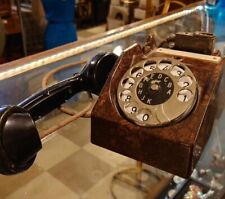 1937 Antique German Munich WW2 Bakelite Rotary Desk Work Phone Rare picture