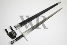 15th Century Hand-And-A-Half Full Tang Tempered Battle Ready Handmade Sword picture