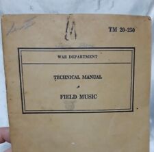 1940 US War Department Field Music Manual  picture