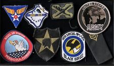Vintage Military Patches Lot of  7 US picture