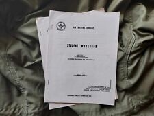 Vtg 1960s Viet-Nam US ATC Air Force Technical Student Workbook & Study Guide  picture