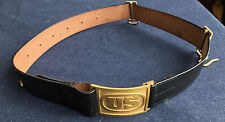 M1874 Cavalry Leather Saber Belt with US Buckle Size SMALL(32-36) Indian Wars picture
