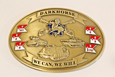 4th Squadron 9th Cavalry Regiment DARKHORSE 'We can We will' Belt Buckle picture