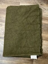 U.S MILITARY ORIGINAL ISSUE ARMY WOOL BLANKET CAMPING SURVIVAL 66X84 HEAVY DUTY picture