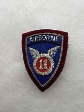 US Army 11th Airborne Division Bullion Blazer Patch (U894 picture