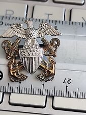 WW2 Sterling  Silver Cap Badge REAL THING ---WW2 Items Are Getting Rare Buy Now picture