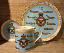 Smart RAF 100 1918-2018 William Edwards Gold Detail 3-Piece Fine Bone China Set picture