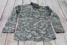 US Army Combat Uniform ACU Camo Coat Full-Zip Long Sleeve Top Small Long (K) picture