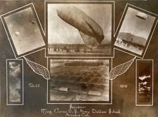 WW1 US ARMY AIR SERVICE BALLOON SCHOOL at ROSS FIELD CA 1919 PHOTO POSTCARD RPPC picture