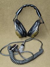 Cold War US Army Astrocom Headset with Shirt Clip picture