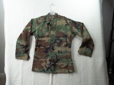 US Military Coat Hot Weather Woodland camo Combat Size Small Reg picture