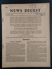 1945 News Digest UK British Propaganda Report Rare VHTF London  picture