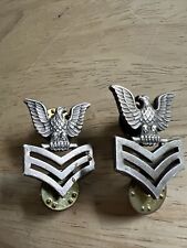 PAIR US NAVY  BADGE PIN :FIRST CLASS PETTY OFFICER/ E6 picture