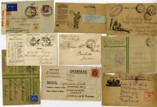 World War I WWI Lot of 9 Covers & Letters Rare And Unique picture