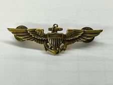 US Naval Aviator Pilot Wings Balfour LGB 1/20th 10K Gold Filled picture