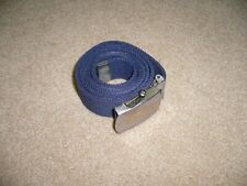Vintage US Air Force Belt - Blue with Silver Buckle picture
