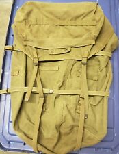 WW2 U.S. ARMY M1943 JUNGLE PACK, HAS ALL THE STRAPS, ZIPPER WORKS, DATE IS FADED picture