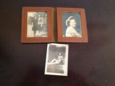 VINTAGE WWII PIN UP GIRL US ARMY GI SOLDIER PERSONAL WALLET PICTURE HOLDER RARE picture