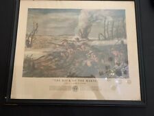 Vintage The Rock Of The Marne World War I Art Print Framed picture