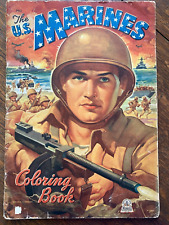 WW2 1943 The U.S. Marines Coloring Book Merrill Publishing picture