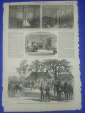 vintage print 1865  Johnston's Surrender to Sherman picture